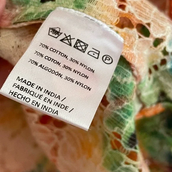 ANTHROPOLOGIE Cropped Floral Lace Shrug - Women’s One Size - New With Tags - Picture 9 of 10